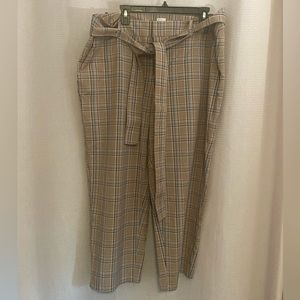 Plaid trousers